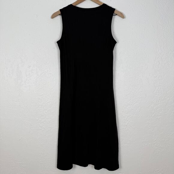 Wool& Flora Merino Wool Swing Dress Sleeveless Minimalist Elevated Basics Small - Picture 3 of 4